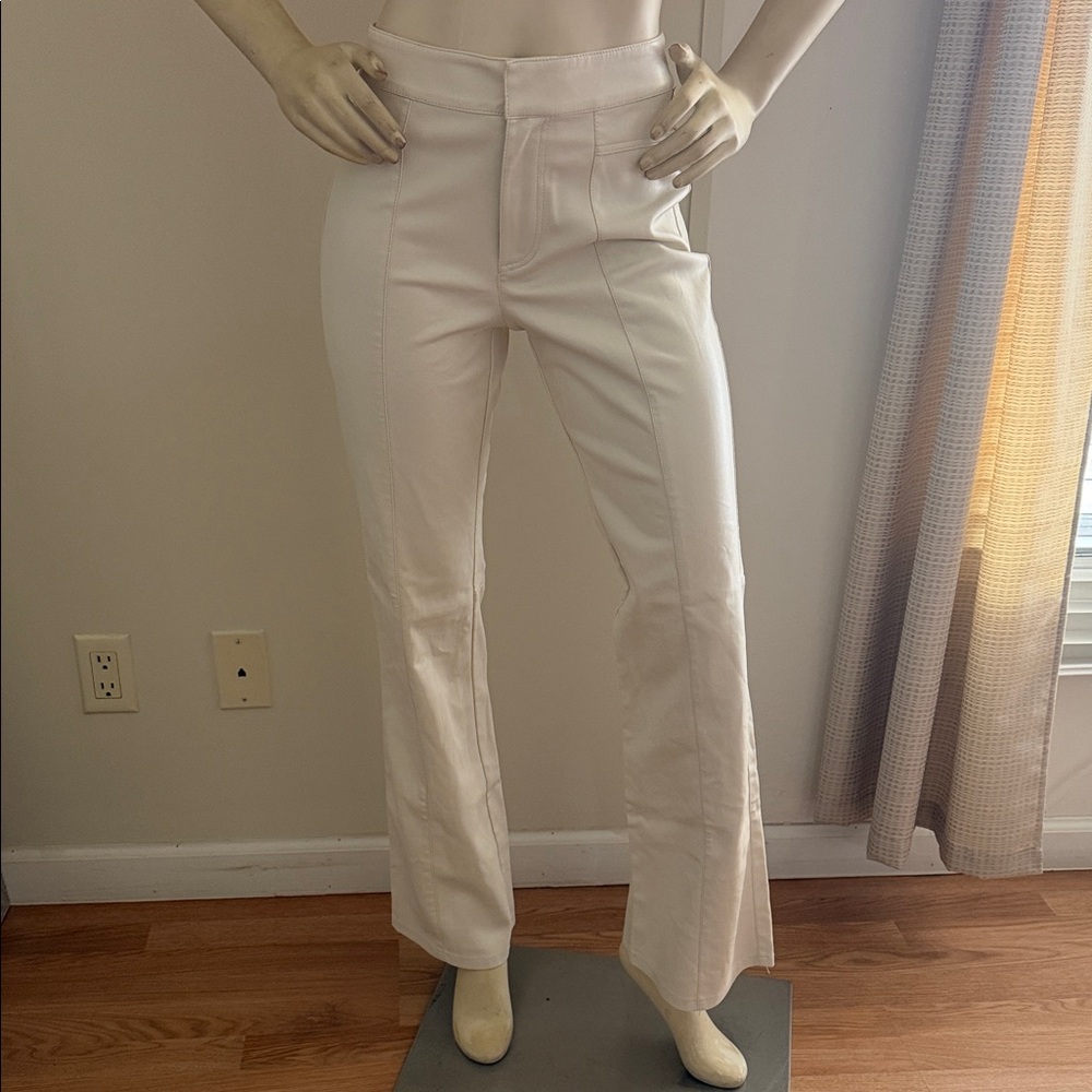 Stylish Cream Flare Pants